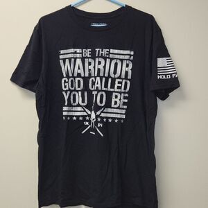 Hold Fast God Warrior T-shirt L